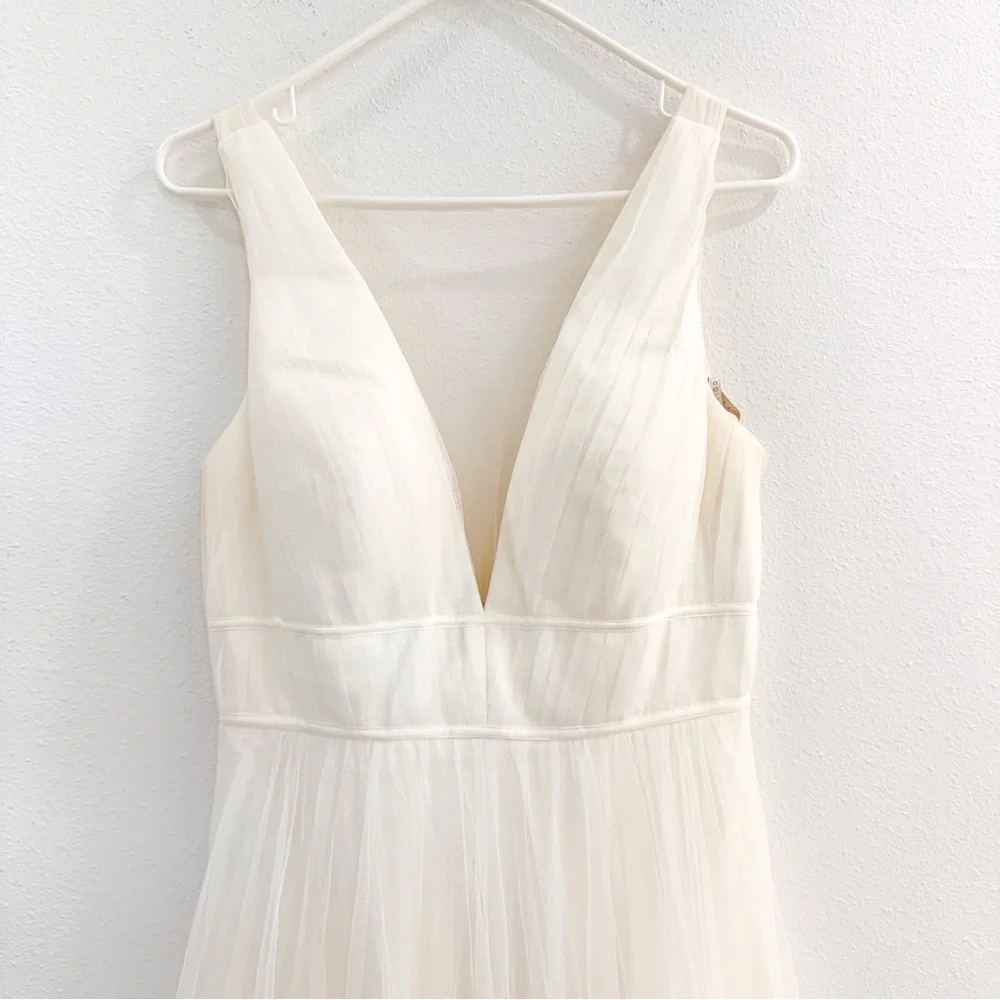 Jenny Yoo White Wedding Dress - Picture 4 of 9